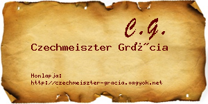 Czechmeiszter Grácia névjegykártya